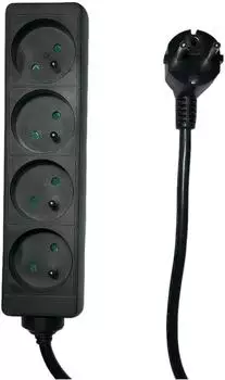 MicroConnect Steckdosenleiste 4-way Power Strip FR Type E (4x CEE 7/7 1.50 m)