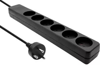 MicroConnect Steckdosenleiste Danish Power Strip 6-way (6x CEE 7/3 7 m)