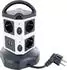 Schwaiger Steckdosenleiste Steckdosentower 7xSchuko+2x USB (7x CEE 7/3 USB-A 1.80 m)