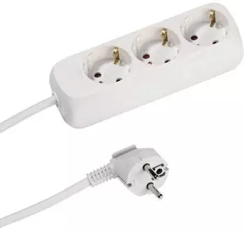Vivanco Steckdosenleiste VVELSTR3USCHW Weiss 1 St (3x CEE 7/3 5 m)
