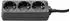 Adam Hall PDU 3 Steckdosenleiste 3-fach, ohne Schalter, schwarz, 5m Kabel (8747X3M5)