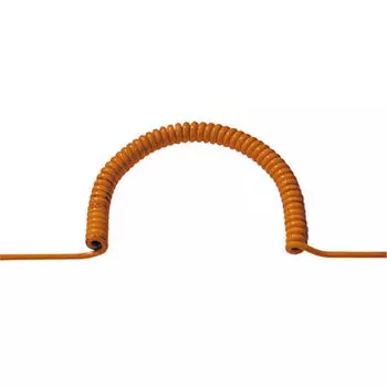 Bachmann Spiralleitung 5G1,5 PUR orange 1-2,5m IP20 (685.881)