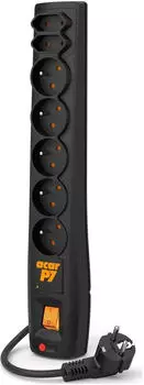 ACAR Steckdosenleiste P7 Verl&auml;ngerungskabel 7 AC-Ausg&auml;nge Indoor (7x 1.50 m)