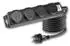 ChiliTec 4-fach Gartensteckdosenleiste IP44 H07RN-F 3G1,5mm² 10m Kabel (24005)