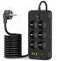Tech-Protect Steckdosenleiste PC6X6 Power Strip (12x USB-A USB-C 2 m)