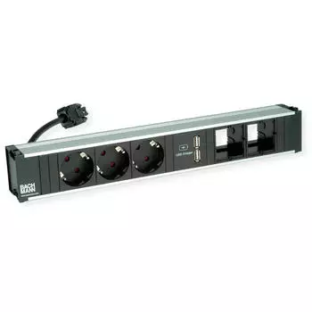 Bachmann CONI Steckdosenleiste 3x CEE7/3 1x USB Charger (912.0189)