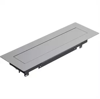Bachmann TOP FRAME Auftisch Sym 8-fach RAL9006, Geh&auml;use schwarz (925.801)