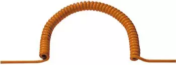 Bachmann Spiralleitung PUR 7G1,5 orange, IP20, 0,5&ndash;2,5m (681.880)