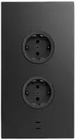 Caressi - Ecksteckdose 2st220 - Steckdose 2fach Mit 2x Usb F&uuml;r Die Vertikale...