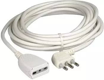 Bticino Verlängerungskabel 5m 2P+T 16A/10A-16A 250V Weiß (2528B)