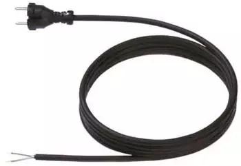 Bachmann Netzanschlussleitung H07RN-F 2x1,5mm&sup2; 3m schwarz IP20 (248.175)