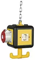 RIEGLER 114503-EA 50 Versorgungseinheit, 4 SchuKo-Steckdosen 16 A 2p + 230 V,...