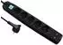 Maxtrack NV58-3L Steckdosenleiste 5-fach 2x USB schwarz 3m (NV58-3L)
