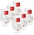 greate. Schaltbare Schuko-Steckdose 2-polig, 6er-Pack (504001-6)