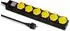Trotec PVP6 Steckdosenleiste 6-fach, Schutzklappe, 2m Kabel, schwarz (7333000206)