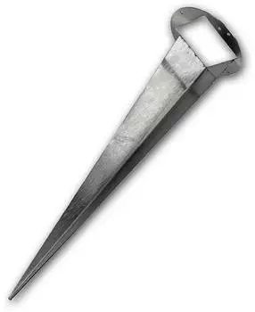 ChiliTec Erdspieß für Steckdosensäule, Edelstahl, 39cm, IP44 (23447)