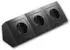 McPower Flair Tischsteckdose 3-fach 250V~/16A, 2m Kabel, schwarz (1535960)