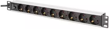 Digitus PDU 9-fach 19" Aluminium 1HE 16A 250VAC (DN-95437)