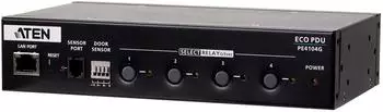Aten PE4104G 4-fach 1U Half-Rack Eco PDU, schaltbar pro Steckdose (PE4104G)