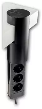 ChiliTec CT-KS 3 Tischsteckdose 3-fach mit Schalter, USB-C 20W PD (CT-KS 3)