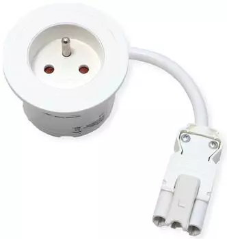 Bachmann PIX Steckdose 1xUTE 0,2m GST18 RAL9010 (926.302)