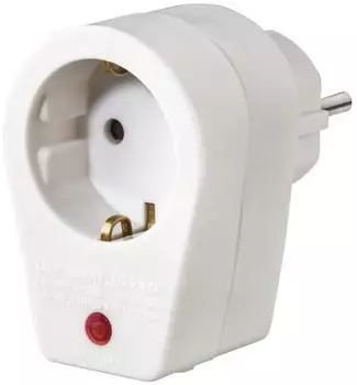 Hama Steckdosenadapter Schuko mit Überspannungsschutz, weiß (00223323)