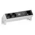 Bachmann DESK2 Tischsteckdose 2x CEE7/3, 1x USB-C/C 65W, 0,2m, RAL9010 (BM0024274)