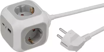 Brennenstuhl Alea-Power Verl&auml;ngerungskabel 4-fach, 1,4m (1150100010)
