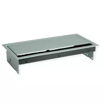 Bachmann CONI Einbaurahmen 4-fach silbergrau RAL 9006 (338.0235)