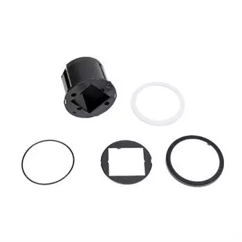 Bachmann PIX Einbaumodul für 1 Keystone-Modul, schwarz/weiß (926.010)