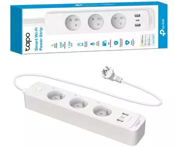 Tapo P300 WLAN-Steckdosenleiste 3 Steckdosen, 3 USB-Ports (10A) (P300)