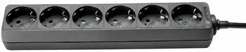 Adam Hall PDU 6 Steckdosenleiste 6-fach 1,4m Kabel (8747X6)