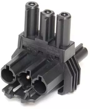 Bachmann Wieland T-Verteiler GST18i3, 3-polig, 250V 20A, schwarz (375.107)