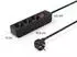 Hama Steckdosenleiste 3-fach mit Schalter, 1,4m, schwarz (00223013)