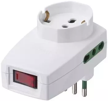 Vimar Adapter 2 Typ-B-Steckdosen, 1 Universal, Überlastschutz (0P00334.B)