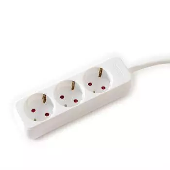 Value 3-fach Steckdosenleiste ohne Schalter, weiß, 1,5m (19.99.1072)