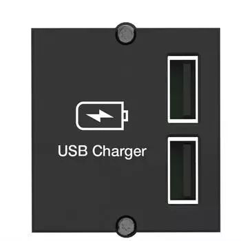 Bachmann Custom Modul USB Doppel-Charger 2x USB-A 15W 5V/2,4A (917.224)