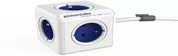 Allocacoc PowerCube Verlängerungskabel 5-fach 1,5m blau (2300BL/FREXPC)