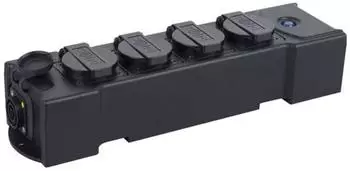 Showtec PowerBox 4 Stromverteiler Powercon True1 Ein-/Ausgang, 4x Schuko, 10A (90666)