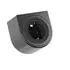 Bachmann PIX Holder Single Möbelsteckdose 1-fach, 2m Kabel, schwarz (BM0020082)