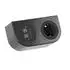 Bachmann PIX HOLDER DOUBLE Möbelsteckdose 1x Schutzkontakt USB A/C 22W 2m schwarz (BM0020100)