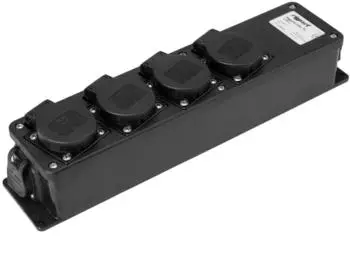 Eurolite L-1S4-T1 Stromverteiler 4x CEE 7/3 (60003854)