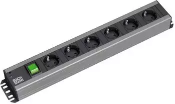Bachmann 6-fach Steckdosenleiste 90&deg; (300.003)