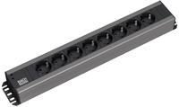 Bachmann Steckdosenleiste Handwerkerleiste, 2m, 8-fach in schwarz