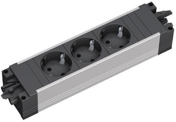 Bachmann Step Alu 3-fach Schutzkontakt (336.039)