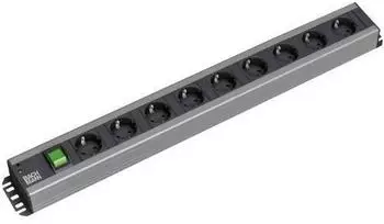 Bachmann Steckdosenleiste 9-fach, schwarz (300.004)