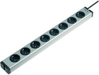 Ehmann 0600x00082031, Ehmann 0600x00082031 Steckdosenleiste 8fach Aluminium