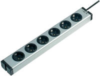 Ehmann 0600x00062031, Ehmann 0600x00062031 Steckdosenleiste 6fach Aluminium