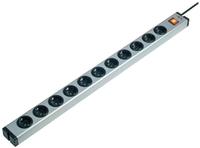 Ehmann - 0601x00112031 Steckdosenleiste Mit Schalter 11fach Aluminium Schutzkontakt 1