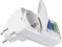 Bachmann 919284 Personenschutz-Schalter PRCD 230 V Wei&szlig; IP44
